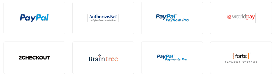 Zoho Inventory integrates to many popular payment gateways