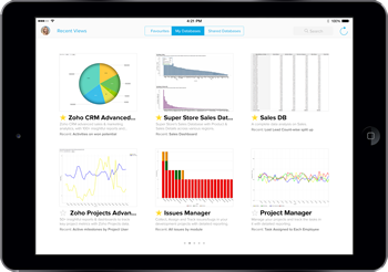 Zoho Reports is a cloud based business intelligence software