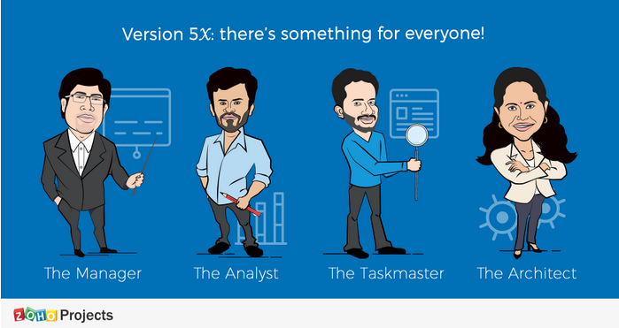 New Facelift for Zoho Project Management Software