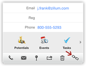 Zoho CRM voice notes for iPhone