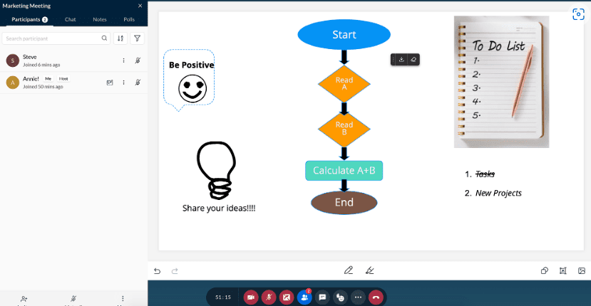 Zoho Meeting online collaboration and meeting software