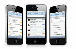 Zoho Projects online project management software has a free mobile app to help you get things done online