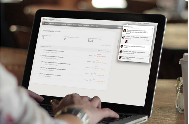 Zoho Support is cloud based helpdesk software