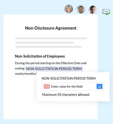 Collaborate on contracts within your organisation using Zoho Contracts contract managment software