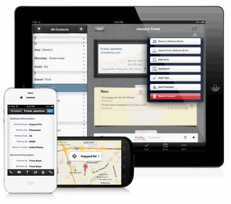 Zoho CRM is fully mobile compatible CRM software