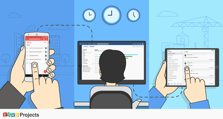 Zoho Projects for iPad and Android