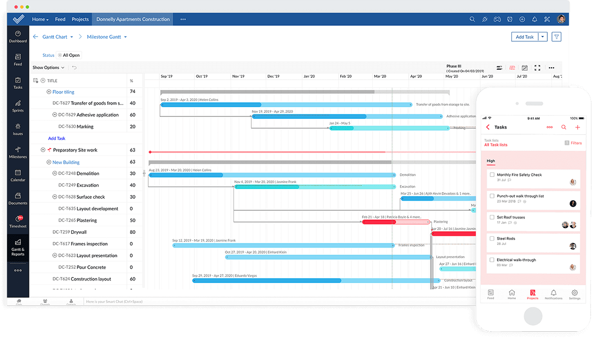 Zoho Projects is powerful yet affordable online project management software