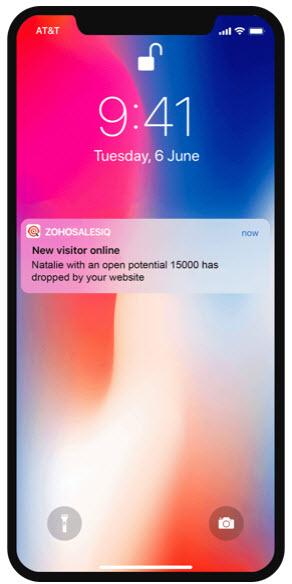 Zoho SalesIQ mobile app