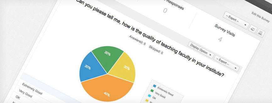 Zoho Survey is an affordable online survey tool