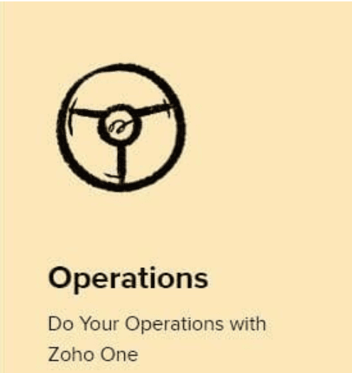 Use Zoho One to manage business operations